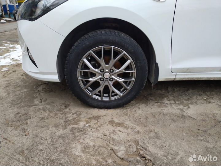 Литые диски r16 x100 с резиной