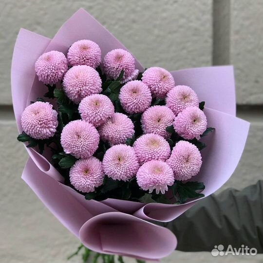 Букеты из хризантем