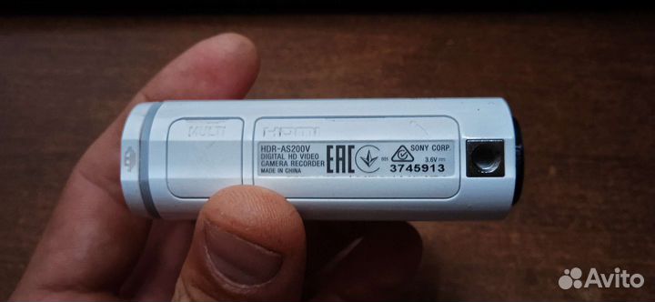 Экшен камера Sony HDR-AS200V