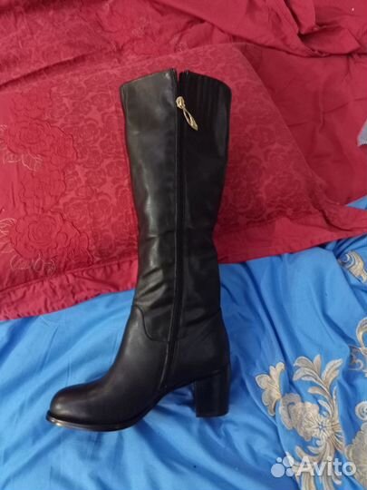 Сапоги женские натуральная кожа