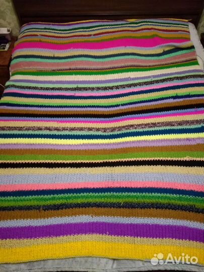 Плед вязаный