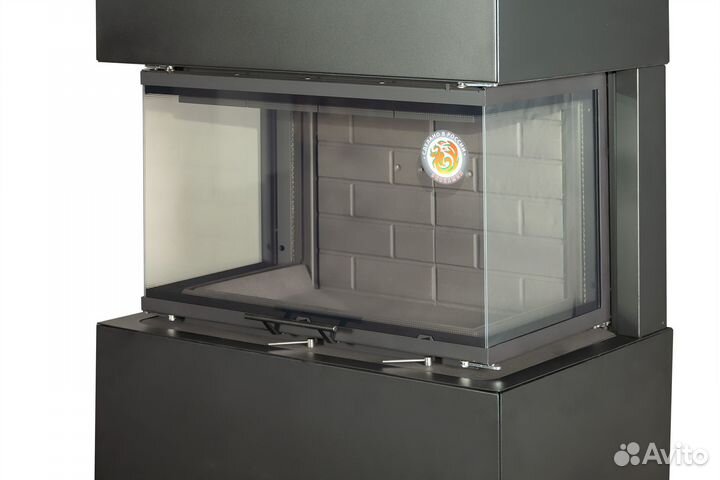 Камин родос 800 белый шамот