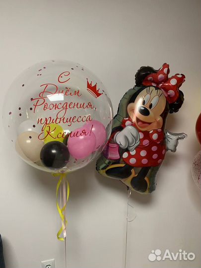 Композиция шаров мики маусс для девочки № 377
