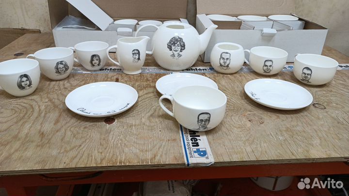 Фотопечать кружках,тарелках.Горячая деколь