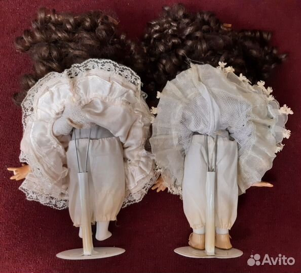 Куклы фарфоровые 3шт. - 21см+2х30см