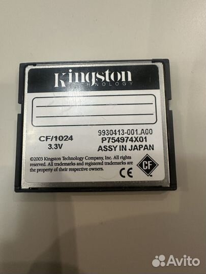 Compact flash kingston 1024 mb
