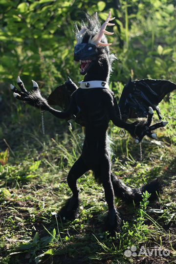 Драконы тьмы и света в смешанной технике