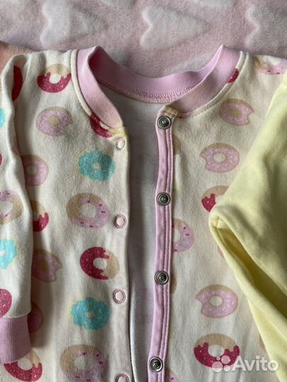 Набор комбинезонов для девочки 74-80