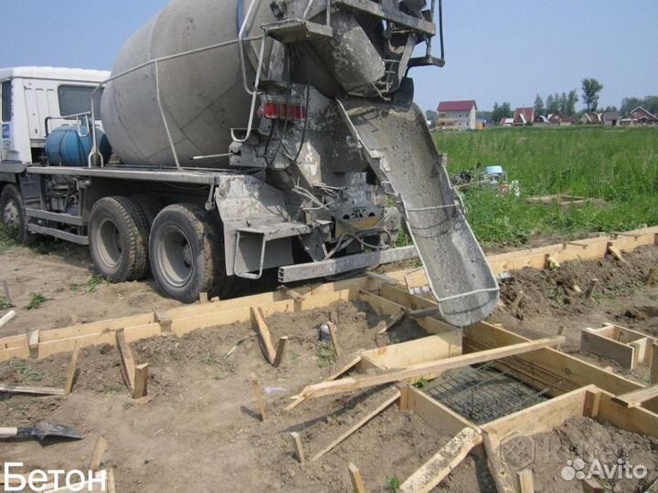 Бетон для заливки фундамента