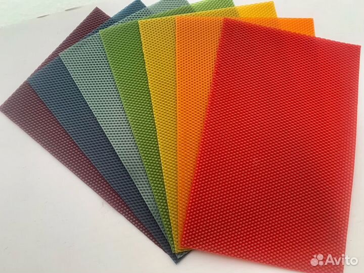 Вощина цветная