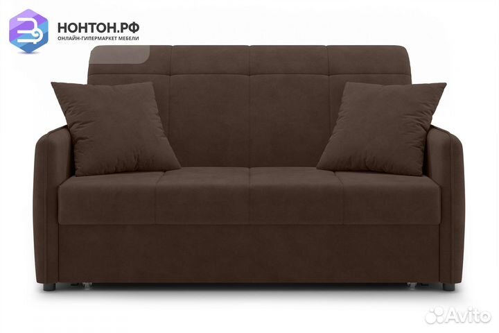 Диван аккордеон Хилтон коричневый