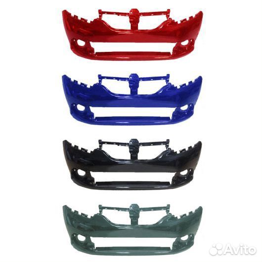 Бампер передний на Renault Logan 2 2012-2018