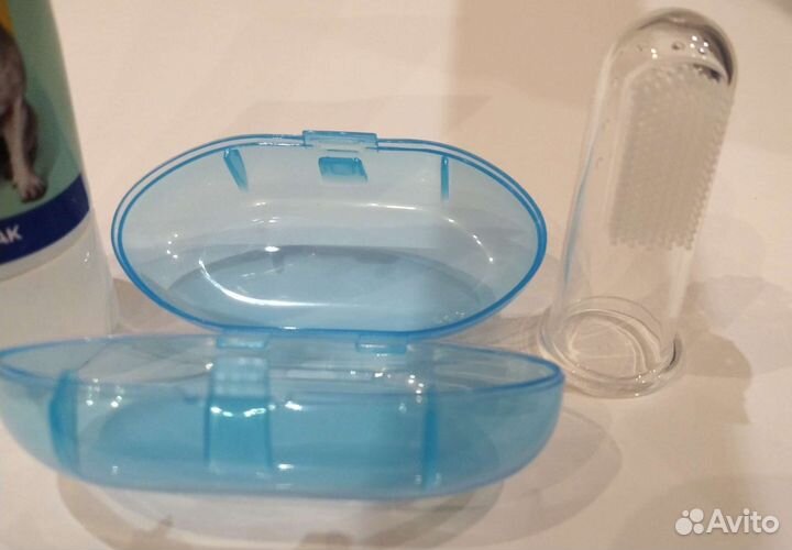 Зубная паста для кошек и собак+щетка. Набор. Новый