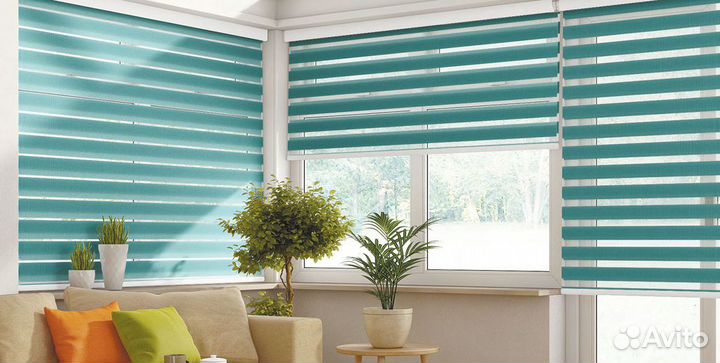 Жалюзи Рулонные Горизонтальные
