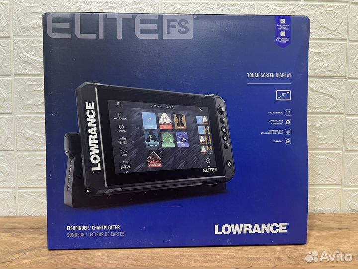 Lowrance Elite 9 FS с картой глубин