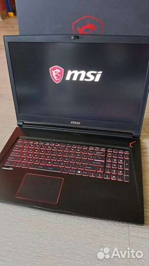 MSI gs73 steelth pro/ i7/ GTX 1060-6Gb./16Gb-ram
