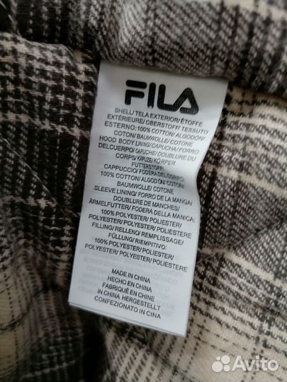 Куртка бомбер Fila великан 3XL
