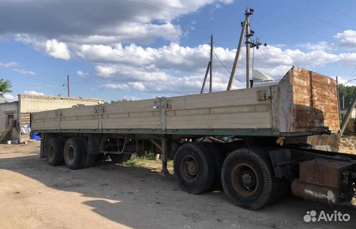 Полуприцеп бортовой МАЗ 9397, 1990