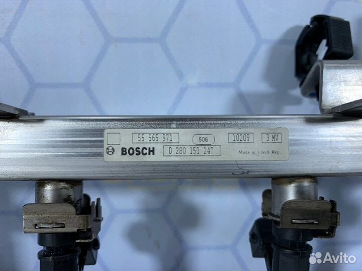 Форсунки с рампой Opel Astra J A14NET 2013