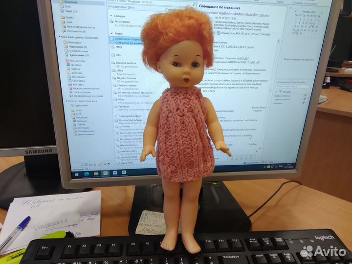 Кукла ссср, 30см, Кристина Аским