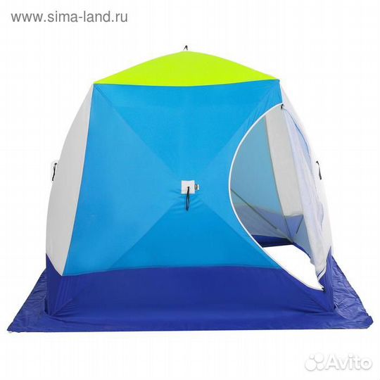 Палатка зимняя «стэк» куб 3-местная, трёхслойная