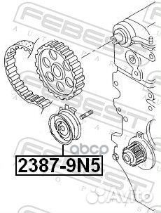 Ролик натяжной грм audi A3/A3 Sportback (8P) 20