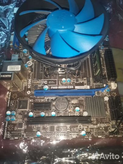 Материнская плата microATX Socket FM2 MSI FM2-A55M