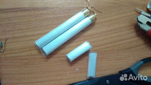 Серьги нити