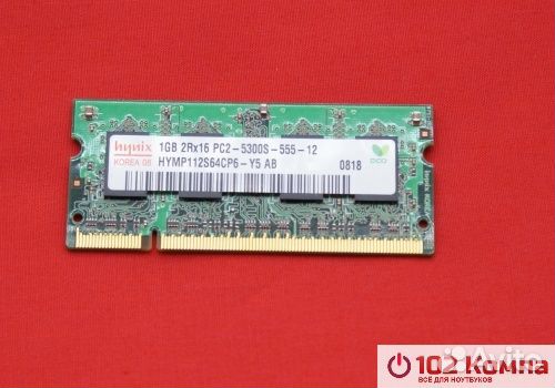 Оперативная память sodimm DDR2 1Gb, PC2-5300S/667M