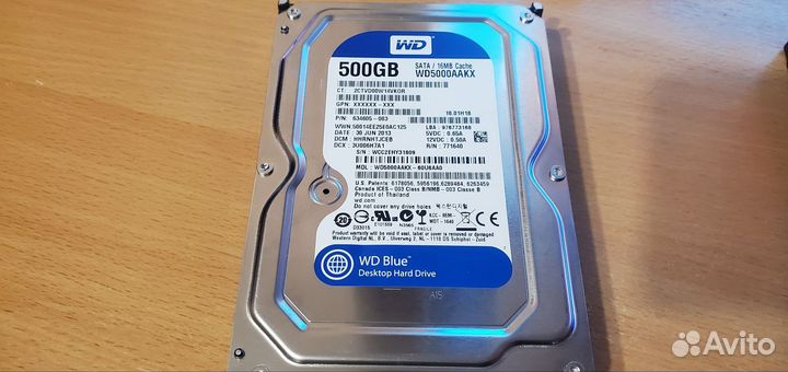 Жесткий диск hdd 500gb