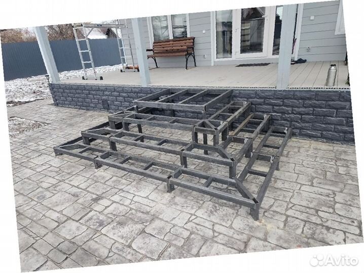 Изготовление каркаса для лестниц