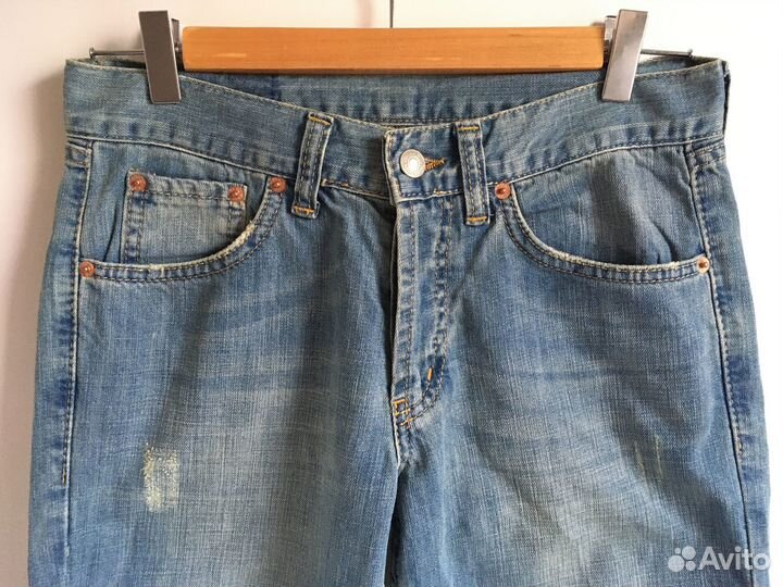 Levi’s 501 голубые прямые джинсы винтаж унисекс