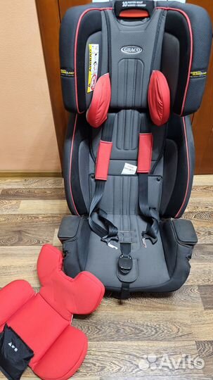 Автокресло Graco Milestone LX - Red / Grey Black