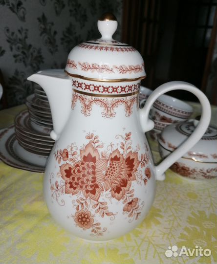 Винтажный чайный / кофейный сервиз Kahla ГДР