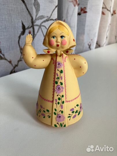 Антикварная статуэтка-качалка 