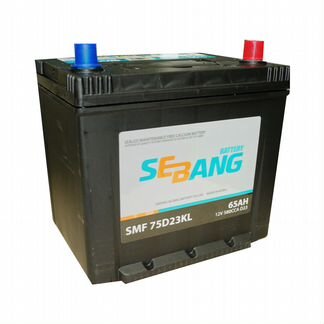 65 Ач Аккумулятор SeBang SMF 75D23KL