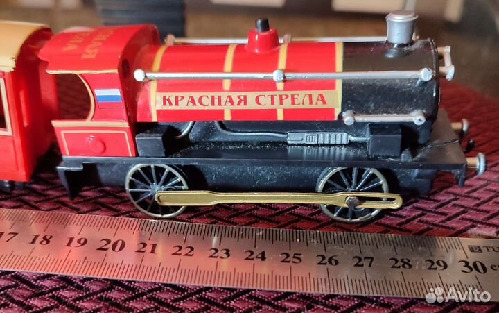 Поезд Красная стрела с вагоном