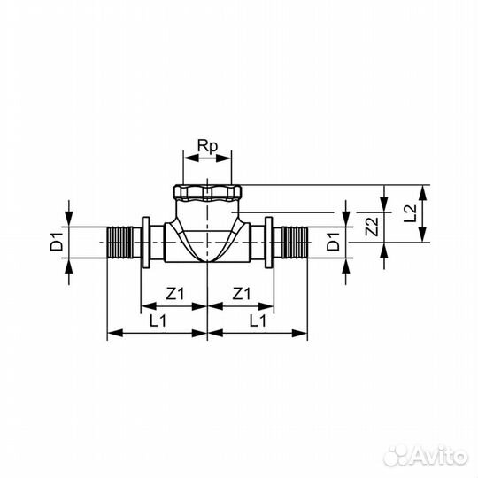 Тройник Tece 709801