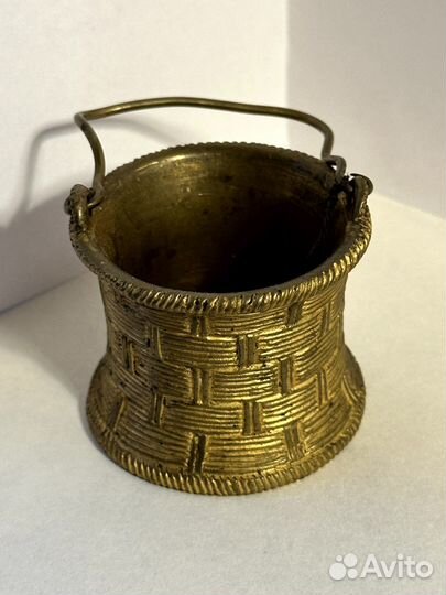 Винтажное ведерко для украшений 1970 год