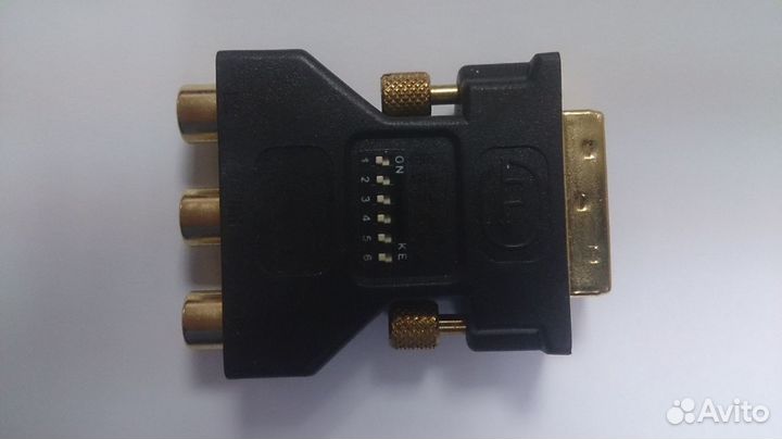 Переходник, кабель DVI - RCA