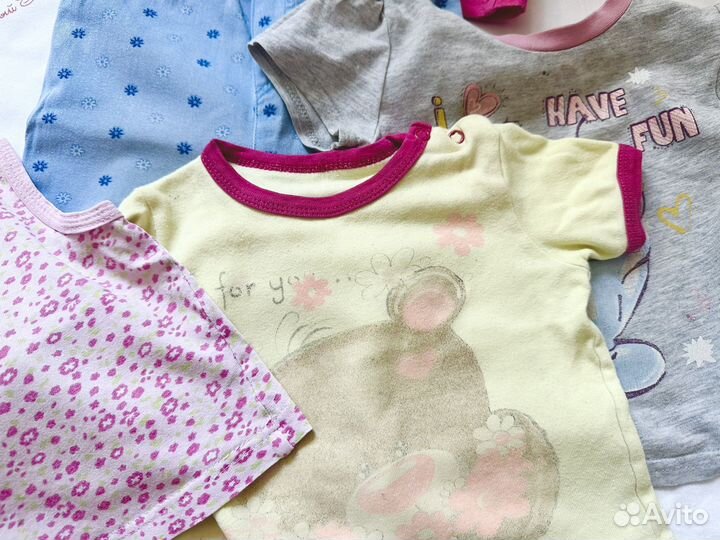 Вещи пакетом на девочку 68 74