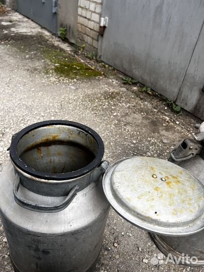 Фляга/ бидон алюминиевый 40 литров