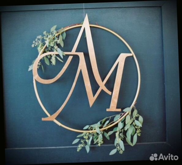 Монограмма на свадьбу