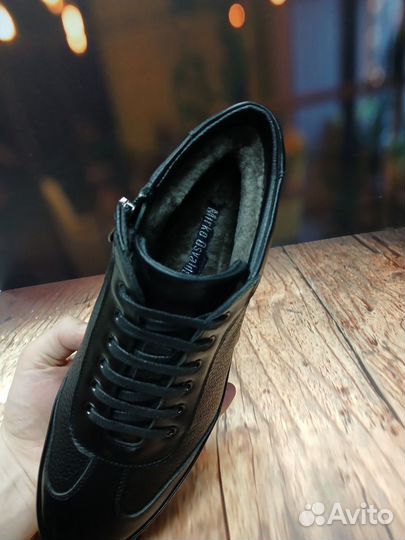 Полуботинки мужские зимние