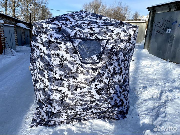 Зимняя палатка 400x200x220 cube трехслойная