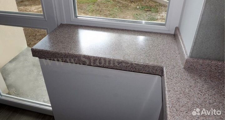 Подоконник из искусственного камня (акрил)