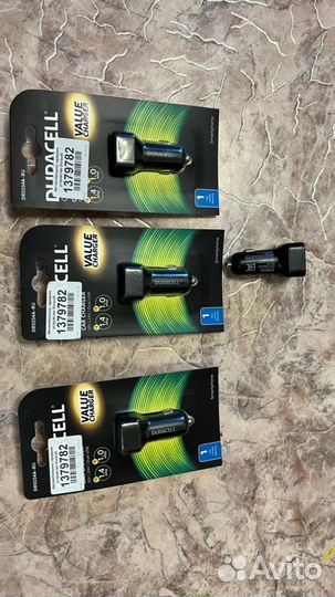 Автомобильное зу Duracell DR5034A-RU черный