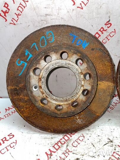 Диск тормозной задний Volkswagen Golf 5 BVY 2006