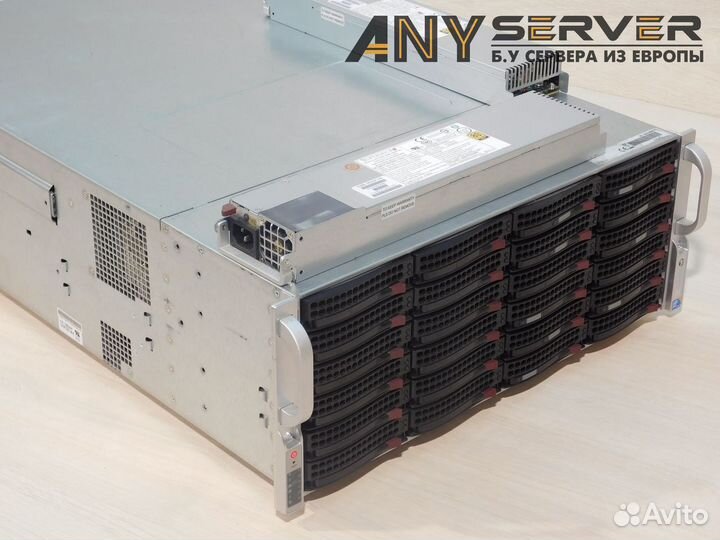 Сервер Supermicro 6048R 2x E5-2640v3 32Gb 36LFF