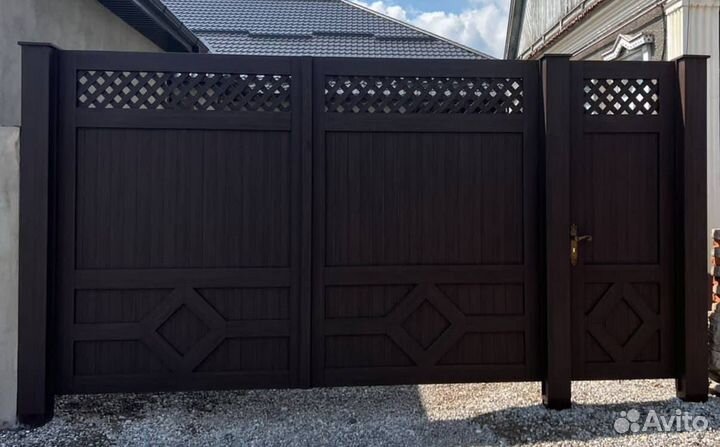 Ворота, гаражные металлические изготовление